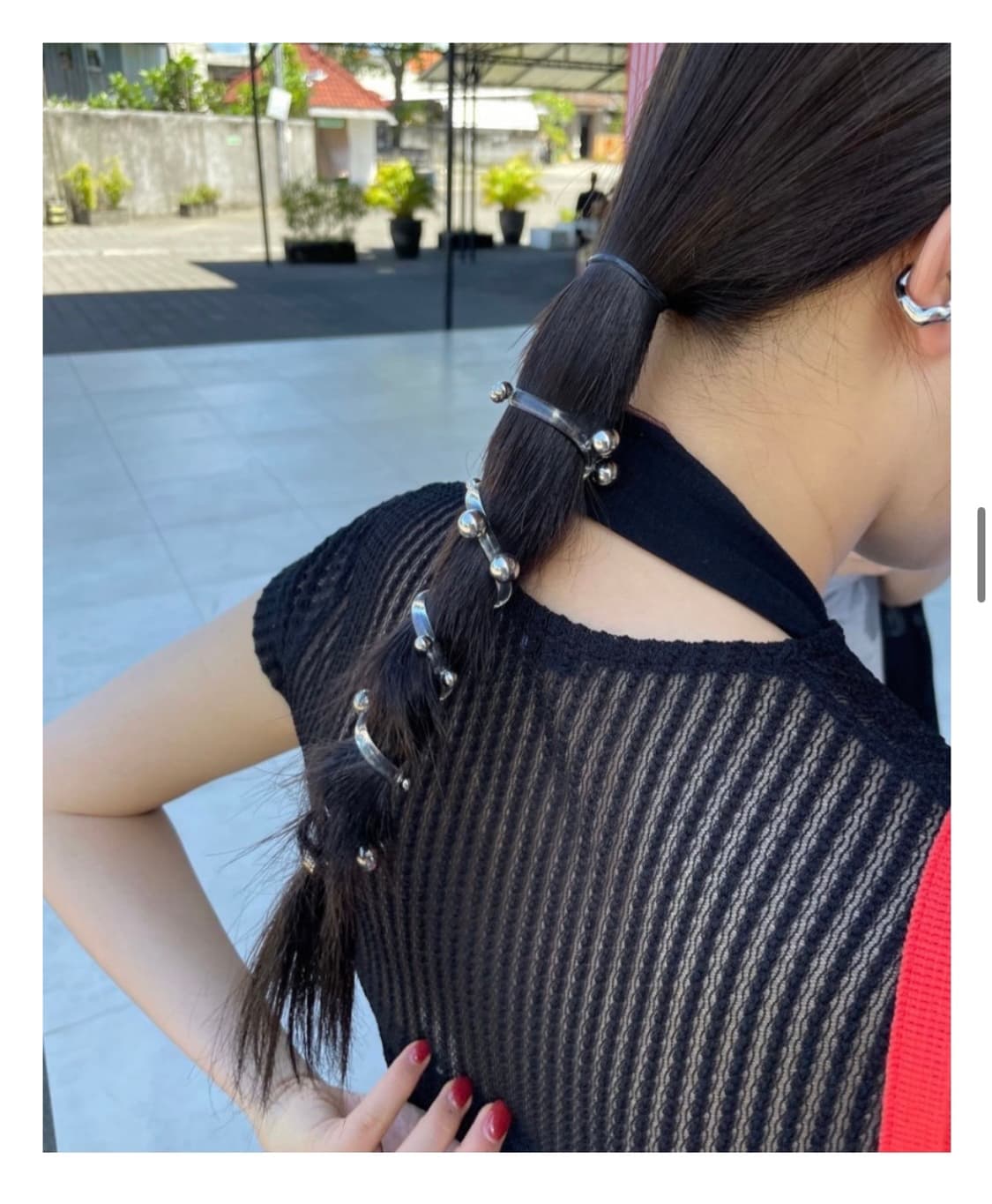 하우스 오브 하우스 실버볼 스크런치 2개 상품이미지1