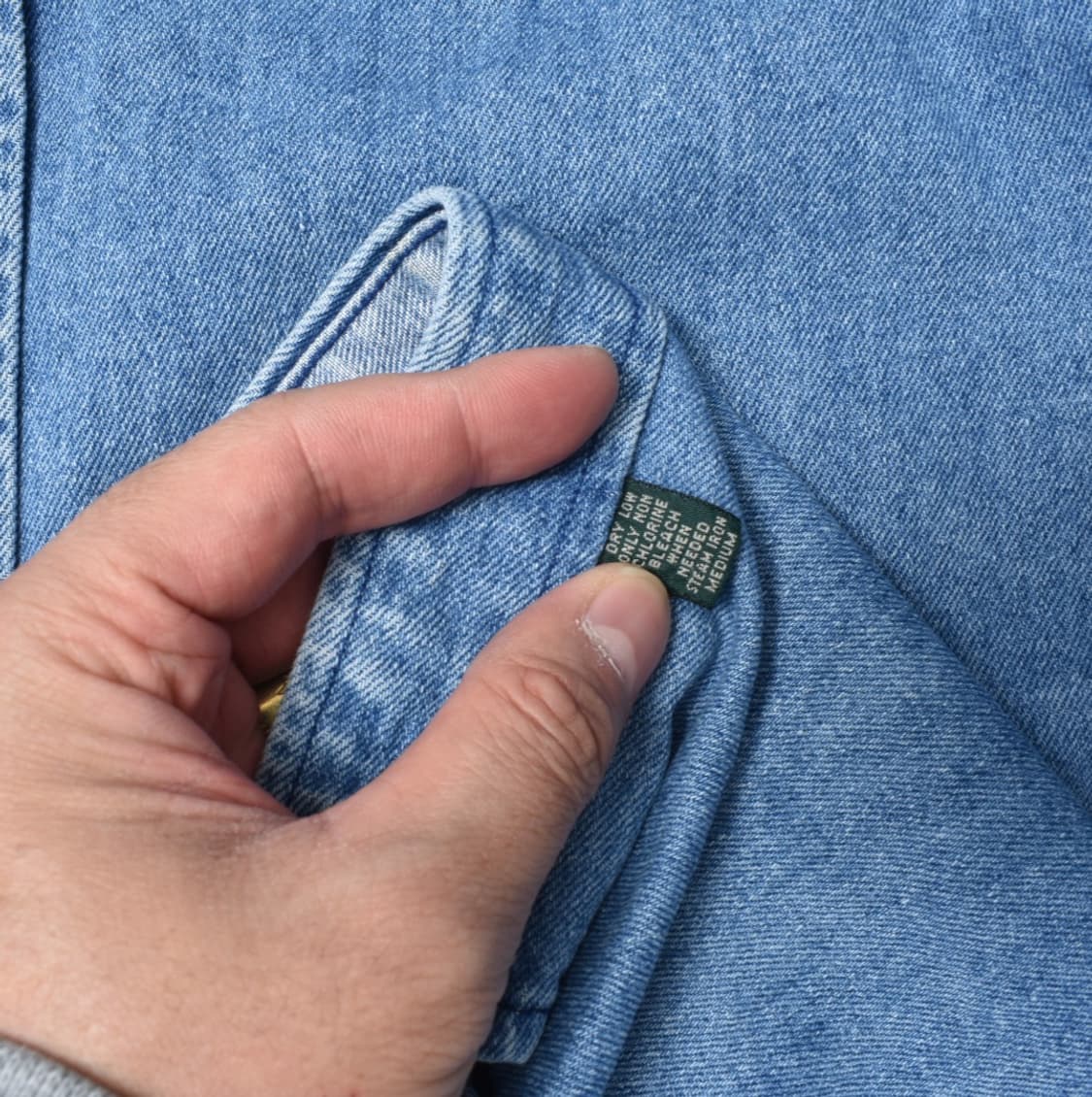 90s RRL 전신 폴로 랄프로렌 컨트리 데님셔츠 청남방 상품이미지7