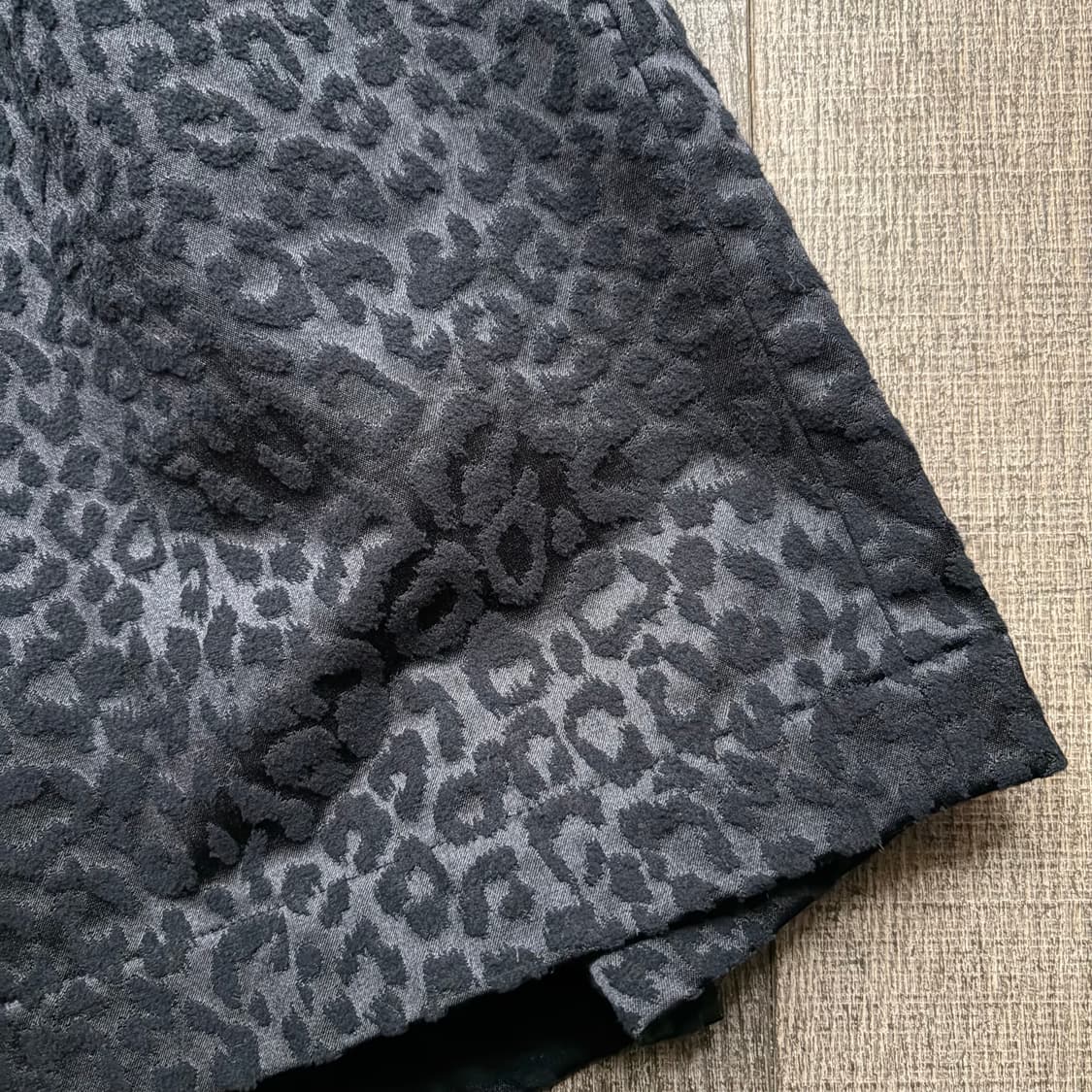 Fluffy Leapard Pattern Pleats Skirt 상품이미지6