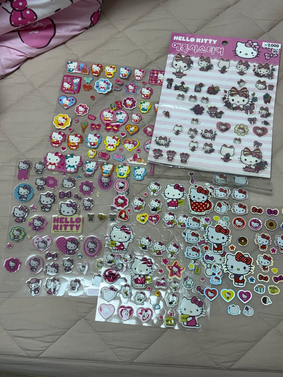 산리오 다이소 키티 스티커 상품이미지1