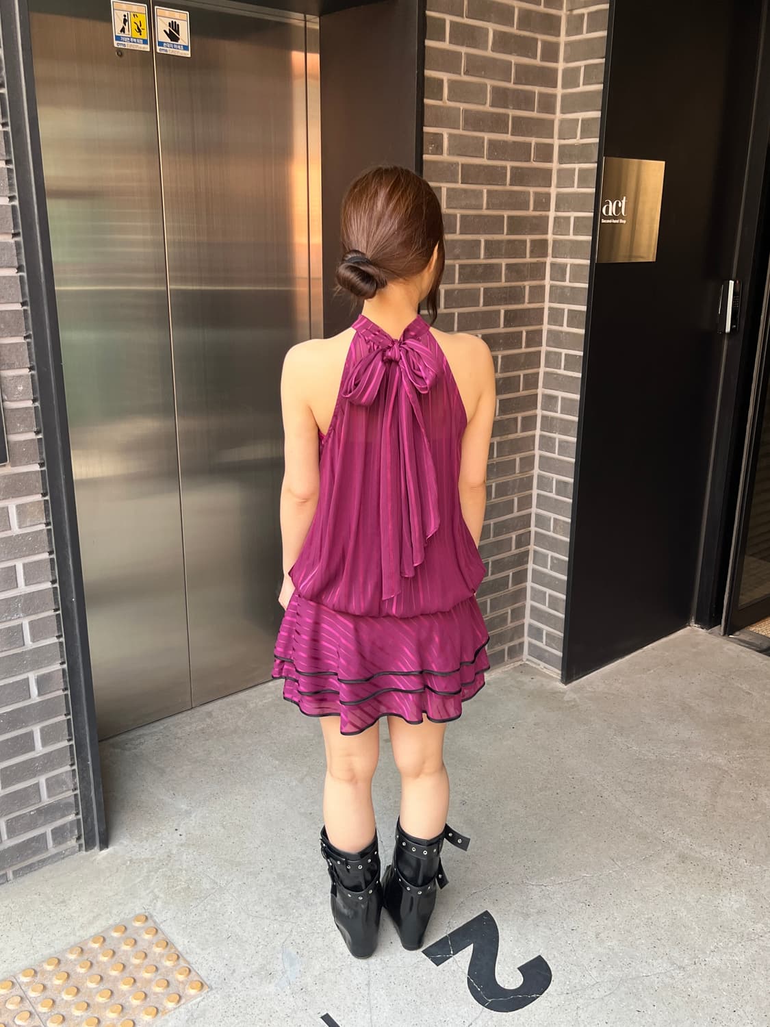 Scot Club 홀터넥 원피스 상품이미지5