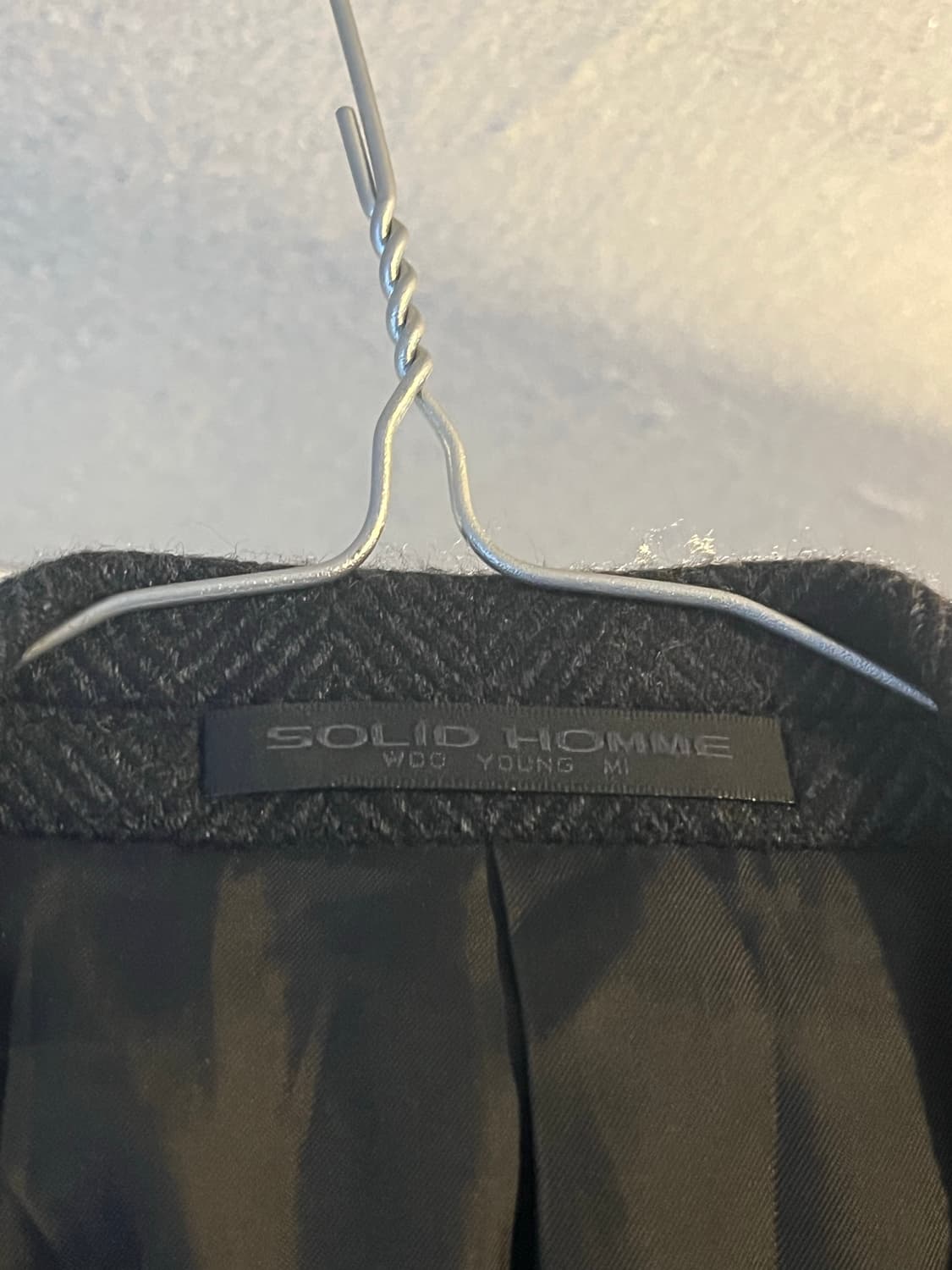 솔리드옴므 헤링본 울 블레이저 (48) 상품이미지3