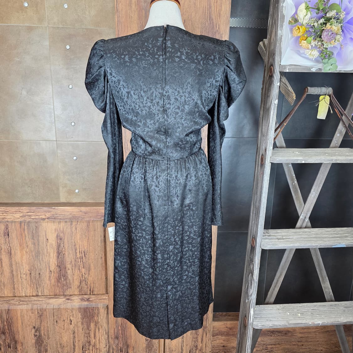 드레이핑 퍼프 오브제 원피스 상품이미지5