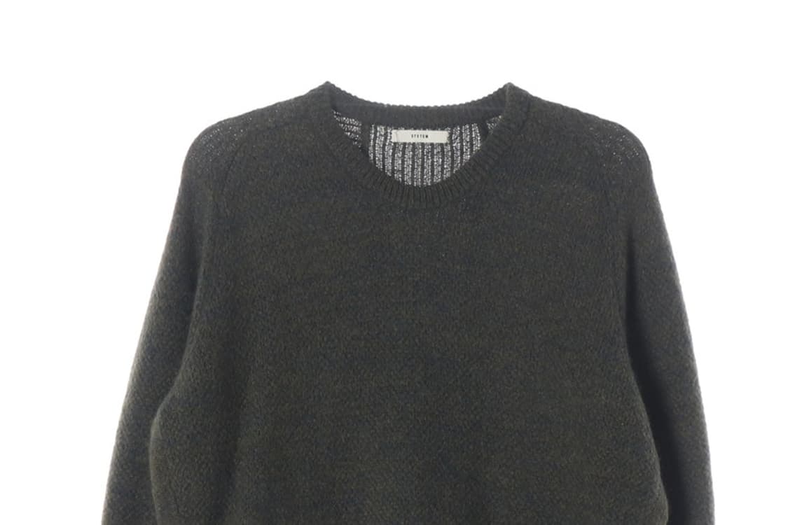 SYSTEM 앙고라 모헤어 혼방 루즈핏 니트 스웨터 90 상품이미지3