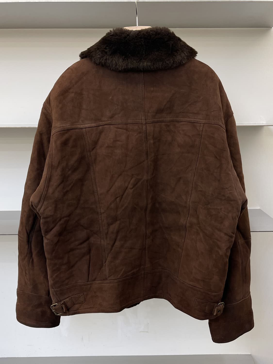 Bona Bell 90‘s 시어링 스웨이드 무스탕 상품이미지4