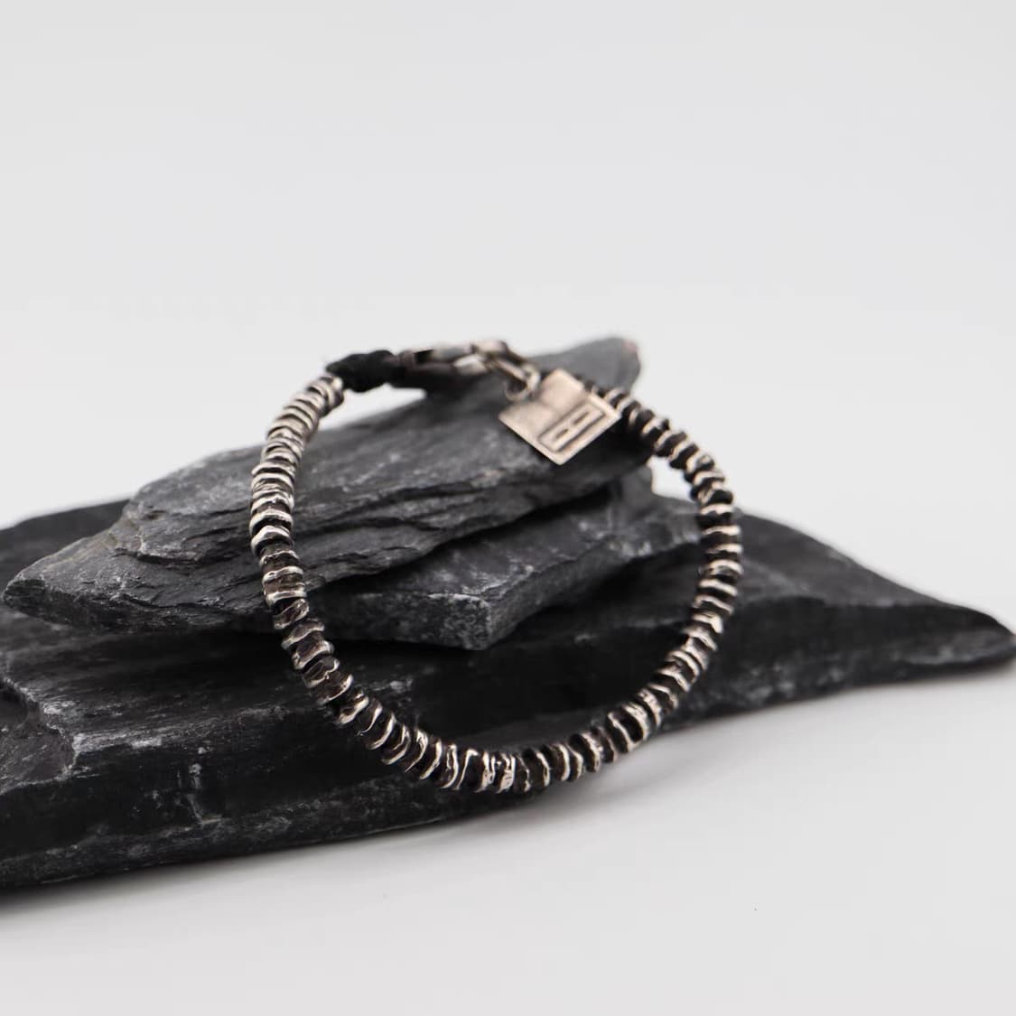 Oceanora 고딕 다크 스타일 925 스털링 실버 빈티지 팔찌 상품이미지1