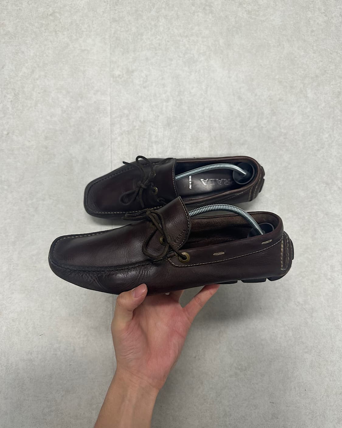 Prada leather driving shoes 상품이미지2