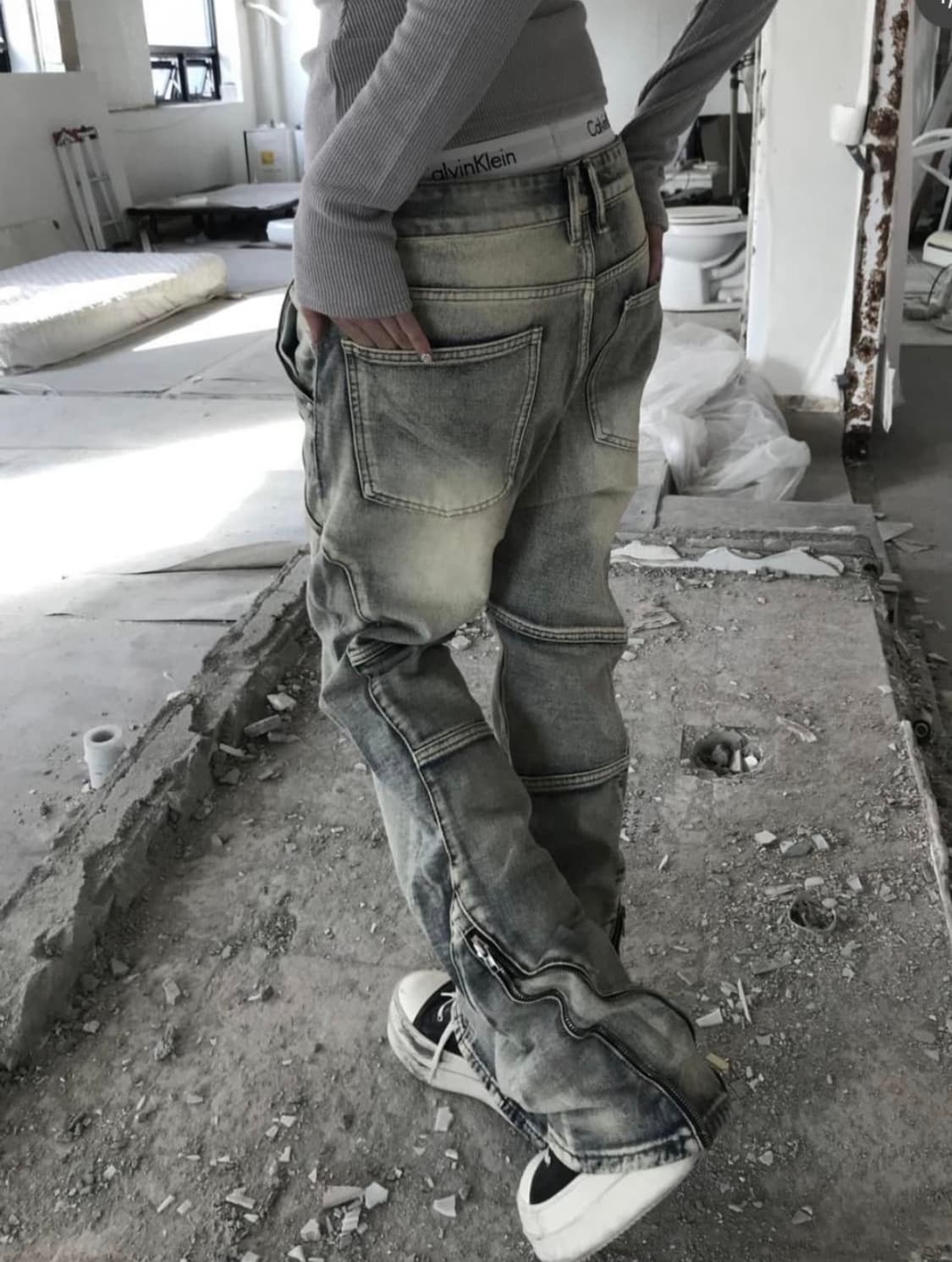 Kyoii GRIND ZIP CARGO PT (blue) 상품이미지1