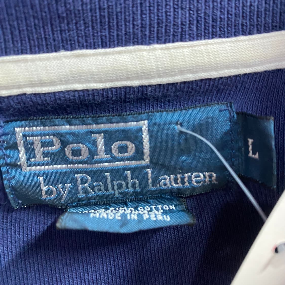 폴로랄프로렌 포니로고 네이비 하프집업 스웻셔츠 B3987 상품이미지7