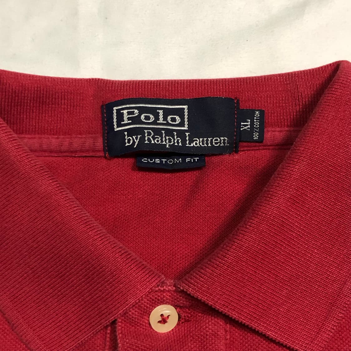 폴로 랄프로렌 빅포니 버건디 카라티 상품이미지3