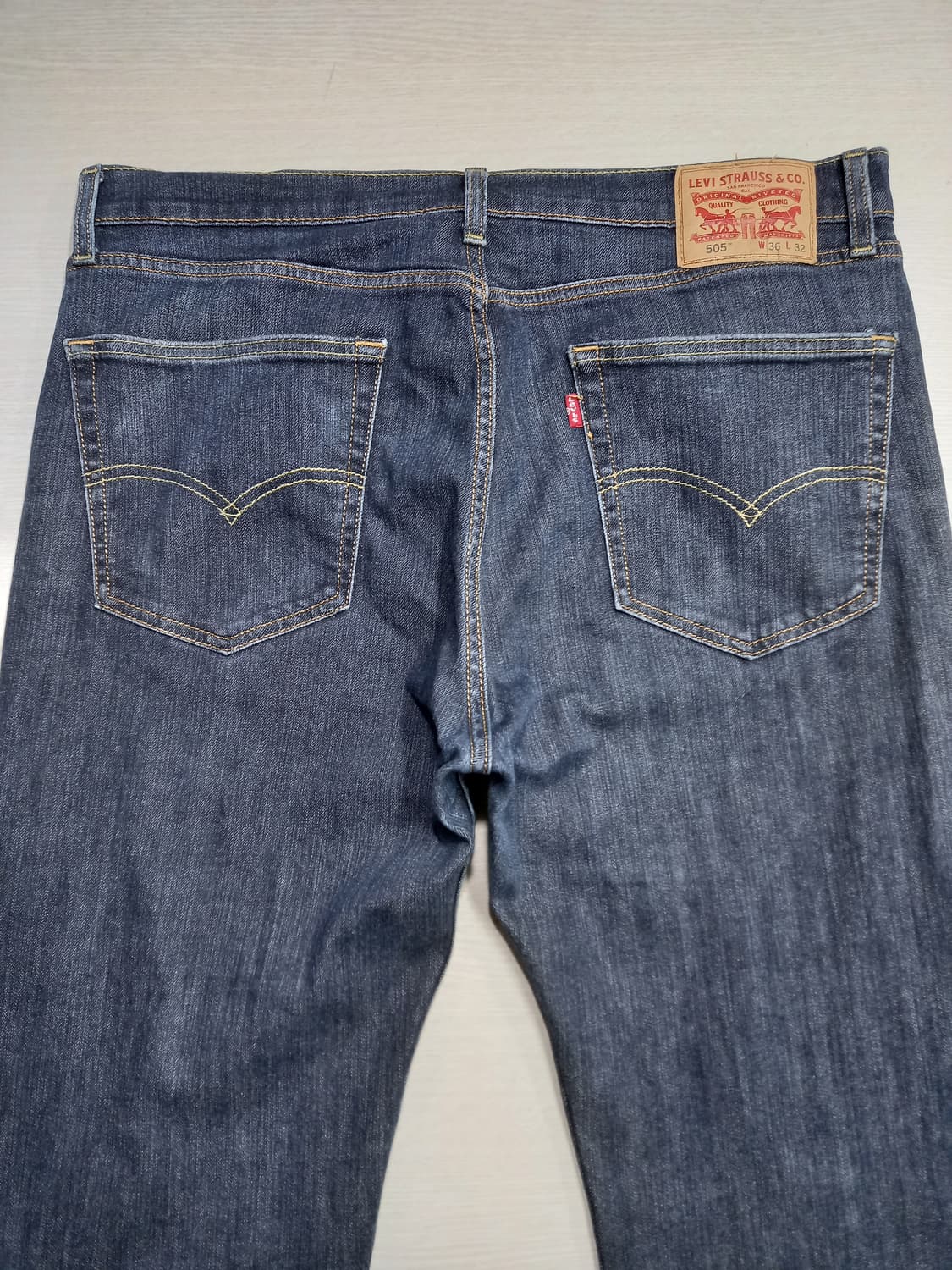 37 리바이스505 스판 일자진 진청 37-139 상품이미지4