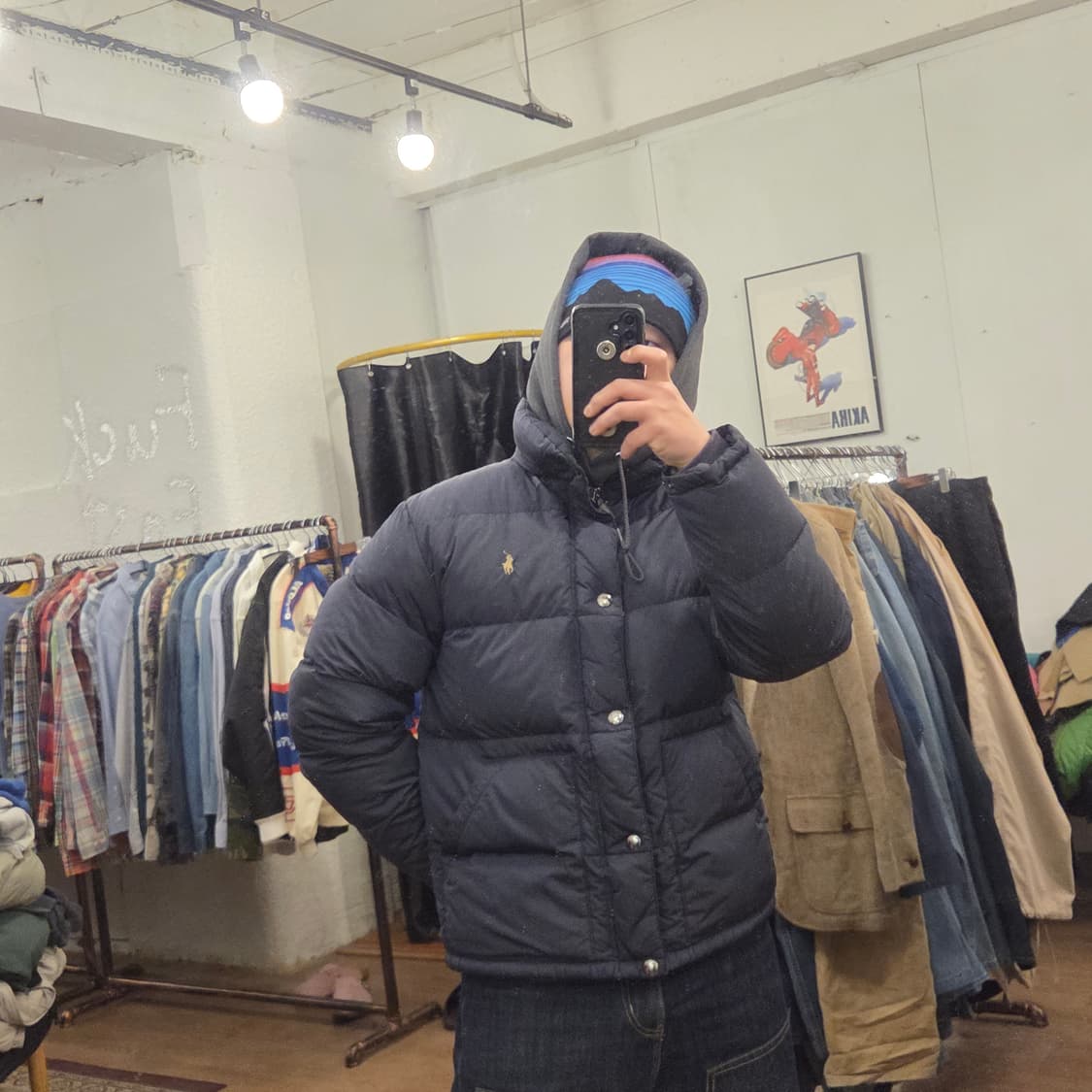 폴로 푸퍼 패딩 L 구스다운 상품이미지6