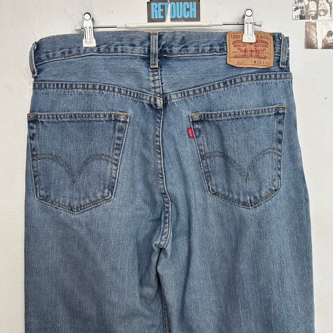 00’s 리바이스 550 릴렉스핏 데님진 상품이미지5