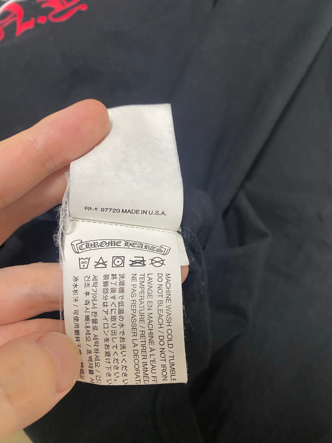 크롬하츠 뉴욕 익스클루시브 스크롤 포켓 반팔 티셔츠 상품이미지9