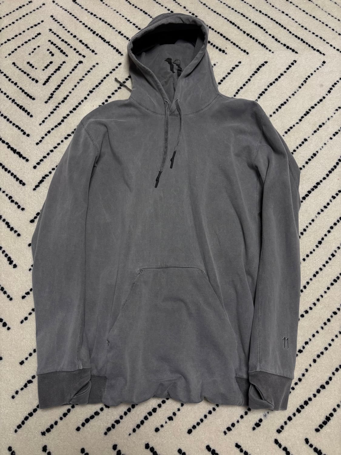 11 by Boris BIdjan Saberi Grey Hoodie 상품이미지2