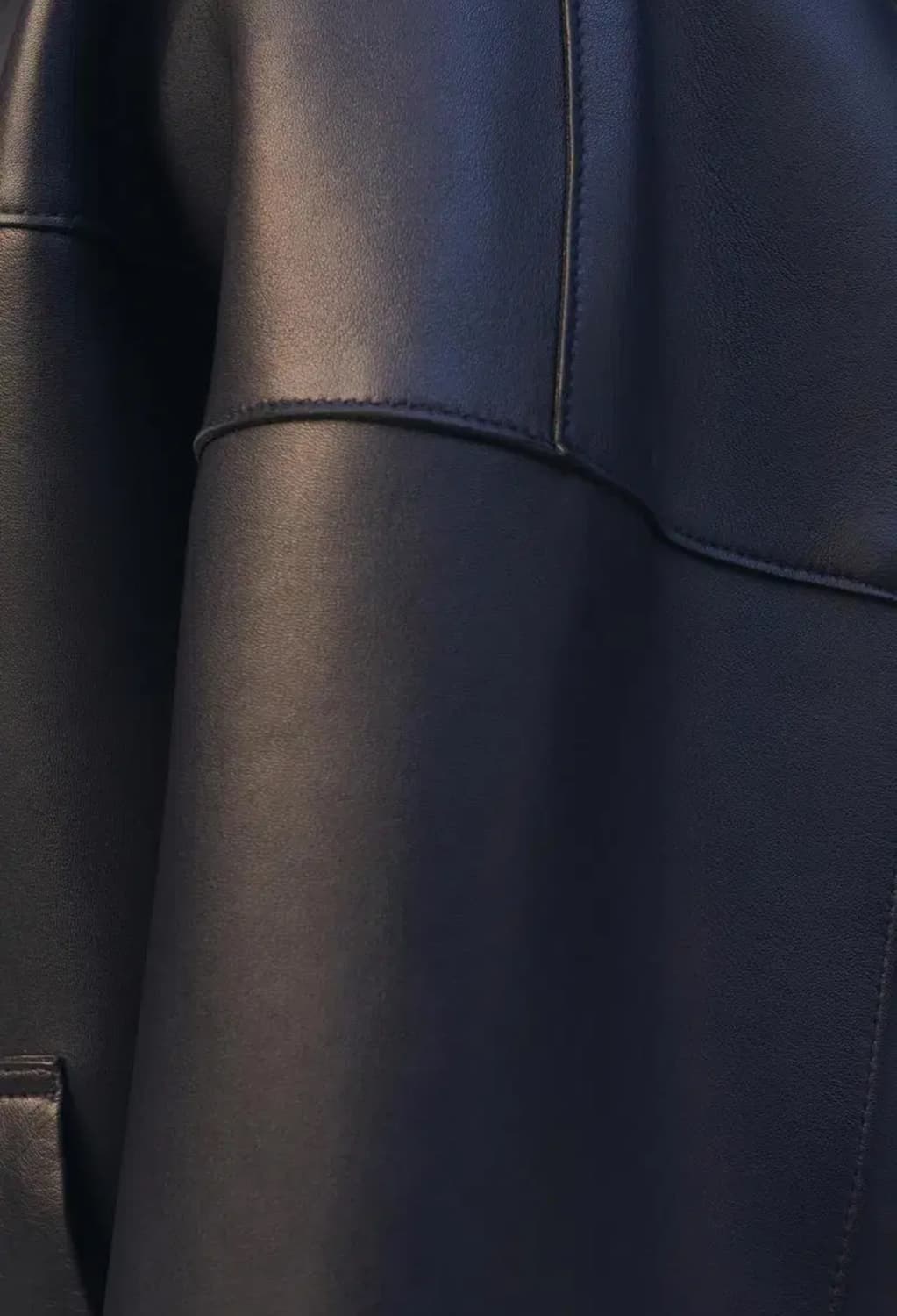 자라 후드 레더 점퍼 가죽 자켓 LIMITED EDITION L-XL 상품이미지7