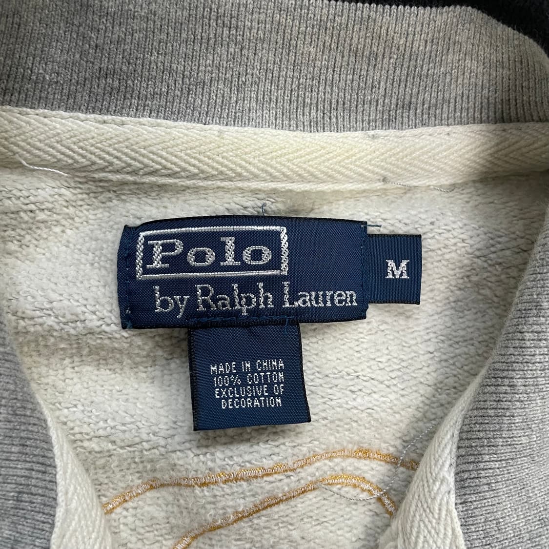 폴로 랄프로렌 블랙워치 스웻 집업 자켓 그레이 상품이미지8