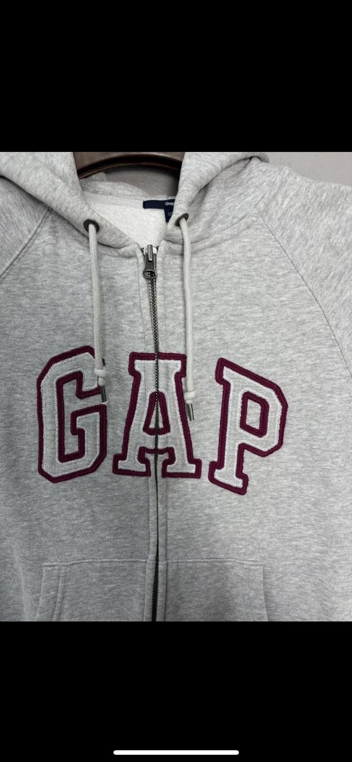갭 로고 그레이 후드집업 H2416 상품이미지3
