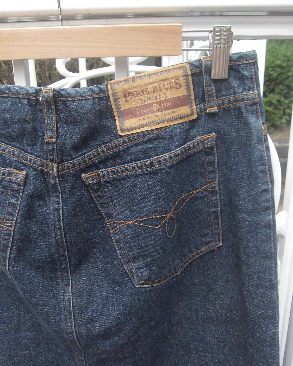 vintage denim midi skirt 상품이미지4