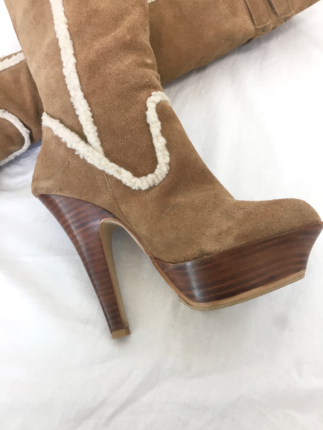 BEBE Mustang brown long Boots 상품이미지3