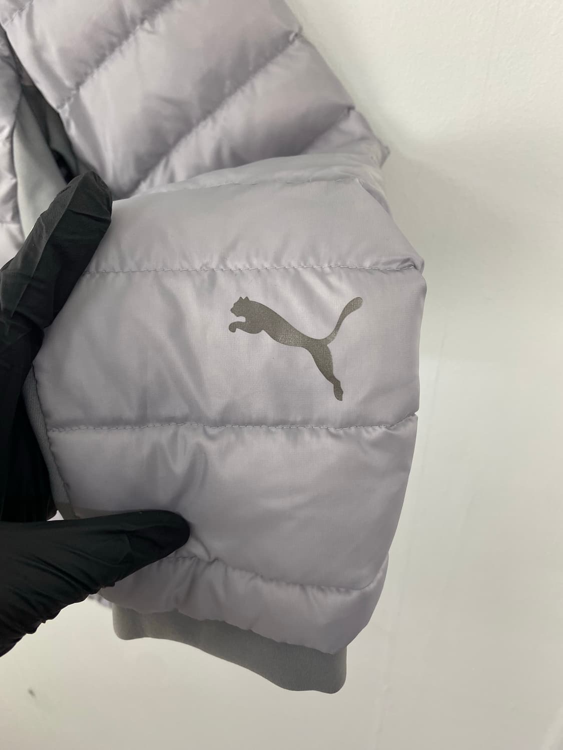 PUMA 퓨마 푸마 그레이 덕다운 경량패딩 M 상품이미지3