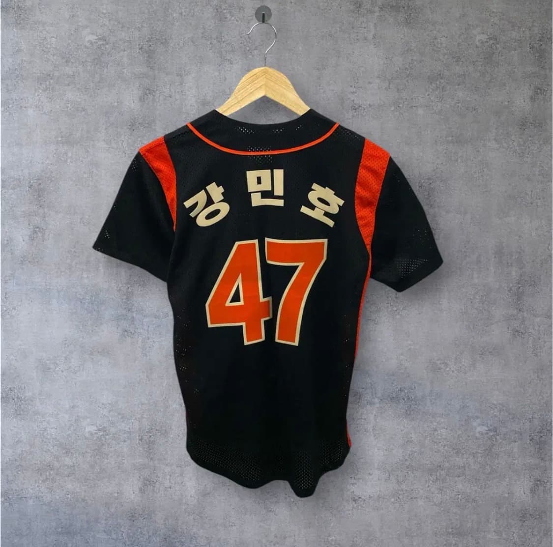 롯데자이언츠 블랙 유니폼 (47강민호 마킹) - 11세 상품이미지3