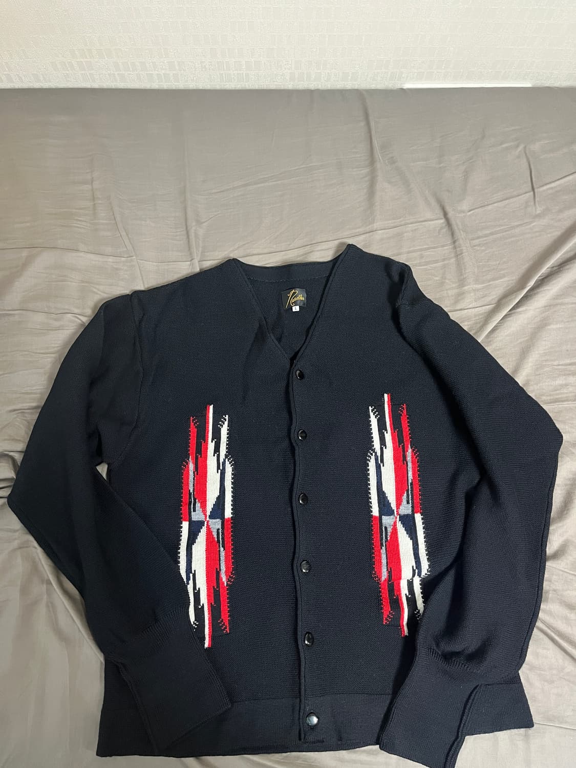 니들스 치마요 가디건 블랙 L 상품이미지2