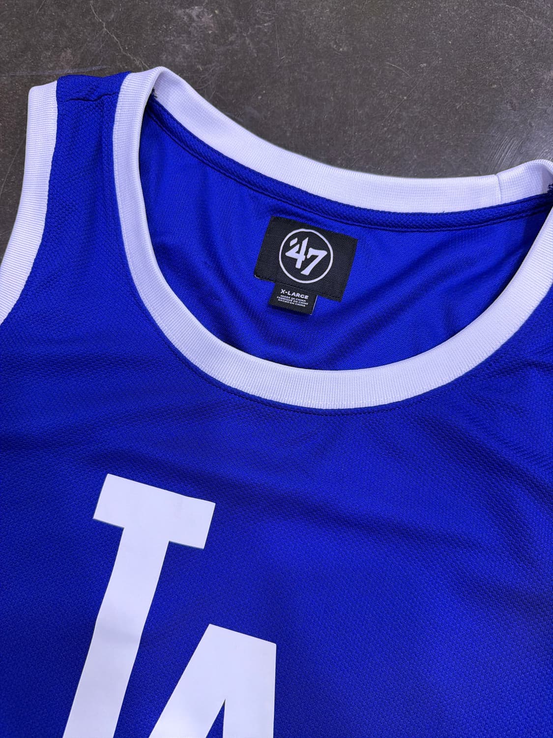 47 브랜드 MLB LA 다저스 임프린트 뉴시티 민소매 져지티 XL 상품이미지5