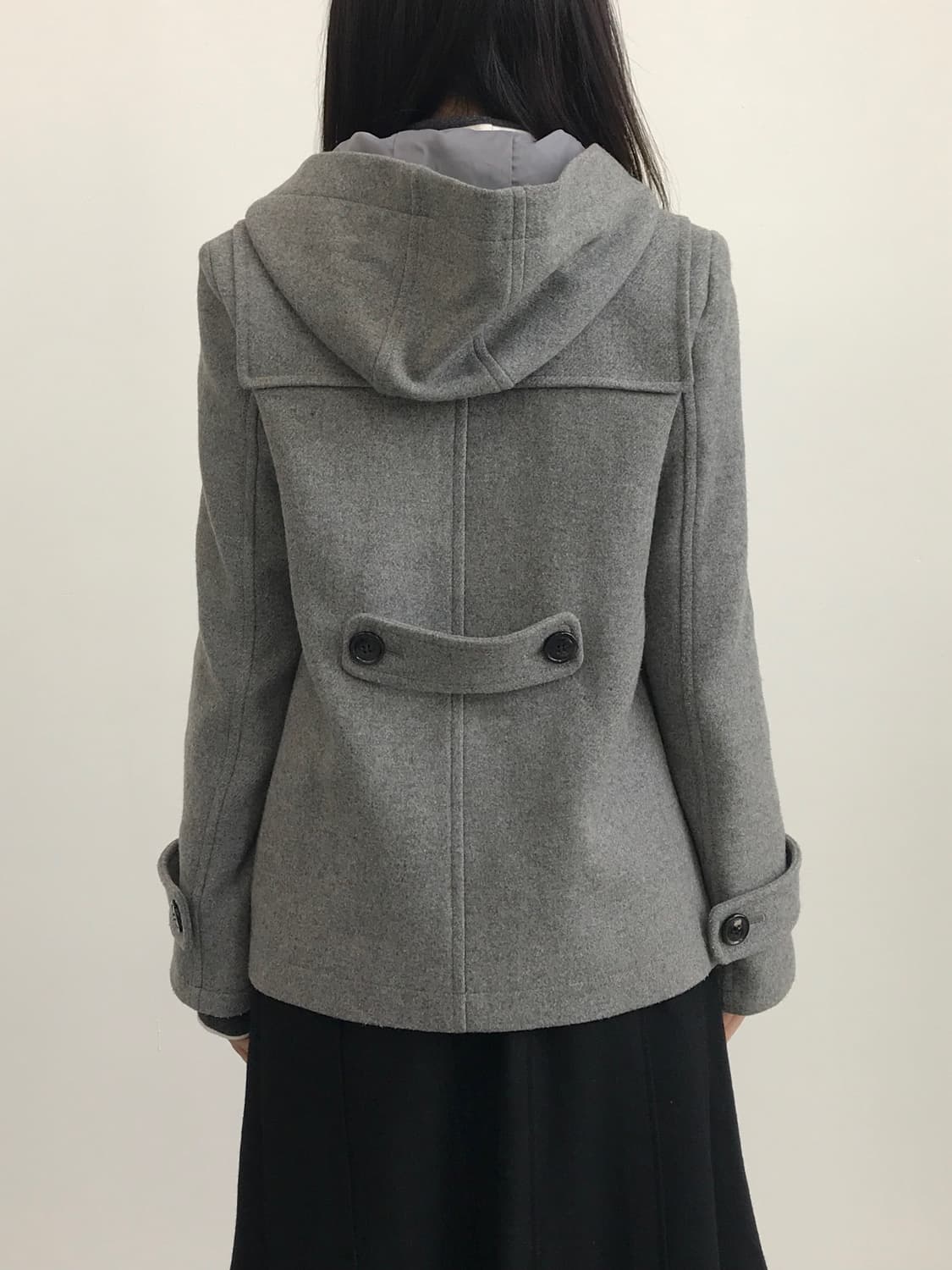 Ropé Picnic Grey Hooded Duffle Coat 상품이미지3