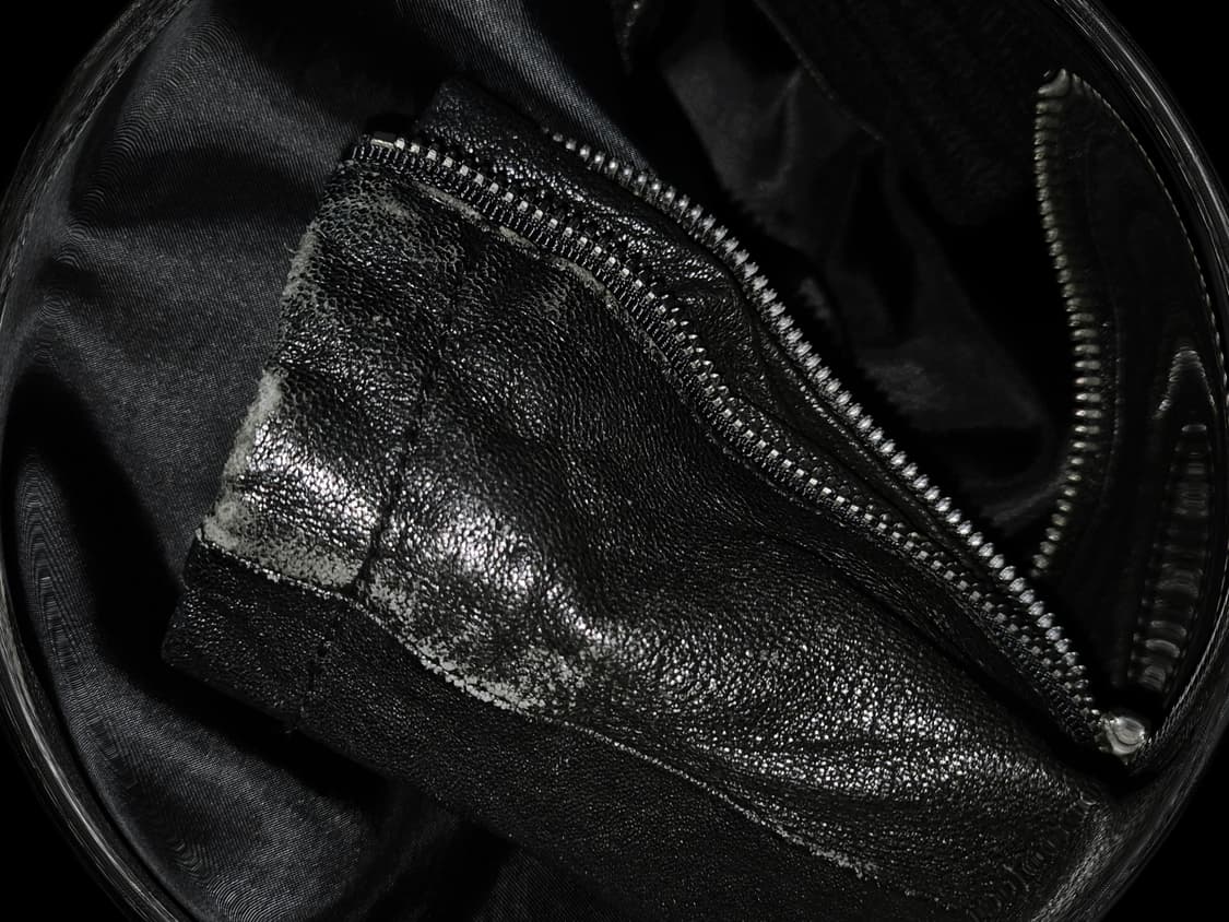 GUESS knit high-necked slim leather 상품이미지4