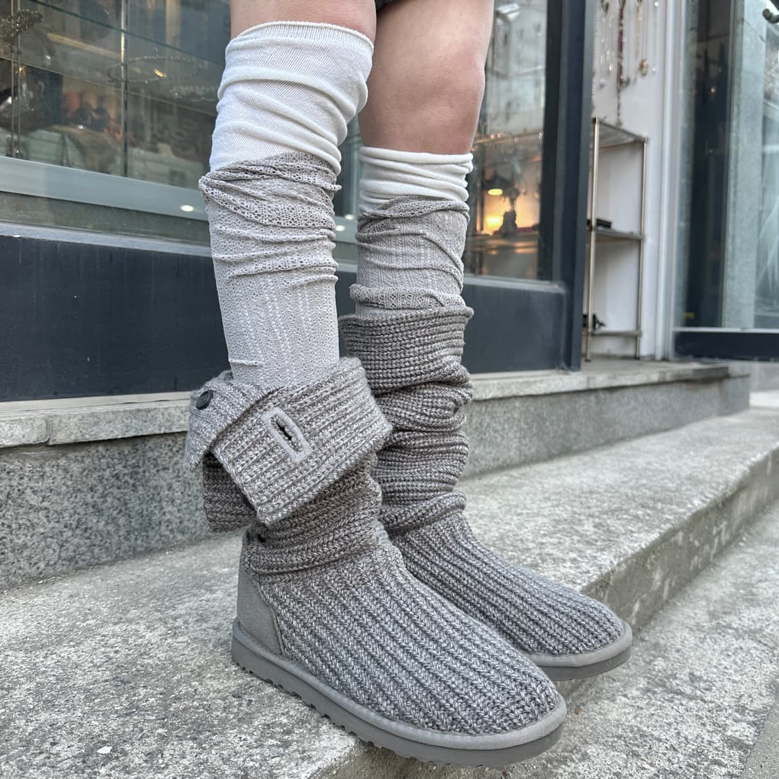 00s 그레이 니트 어그 카디 부츠 (250부터 가능) 상품이미지4