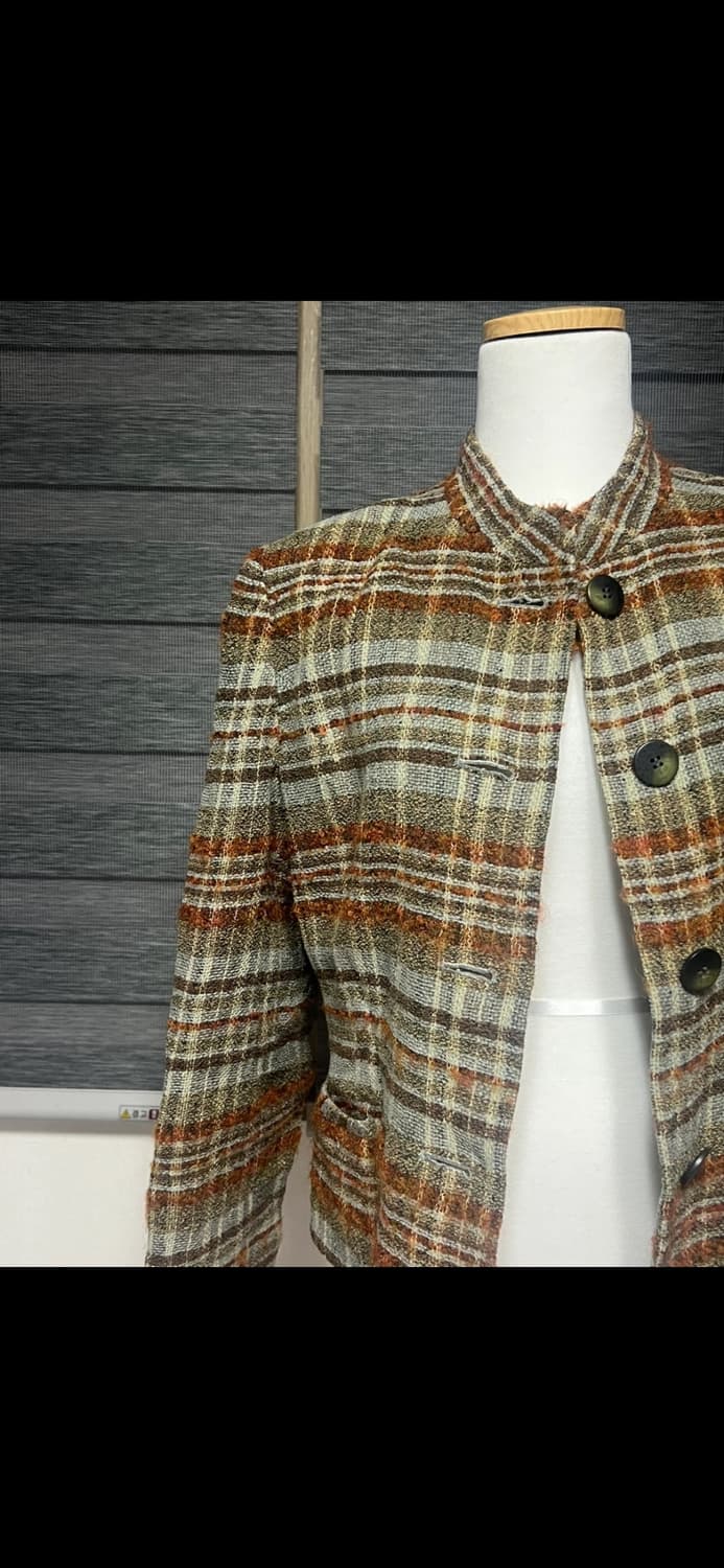 체크 트위드 자켓  상품이미지2