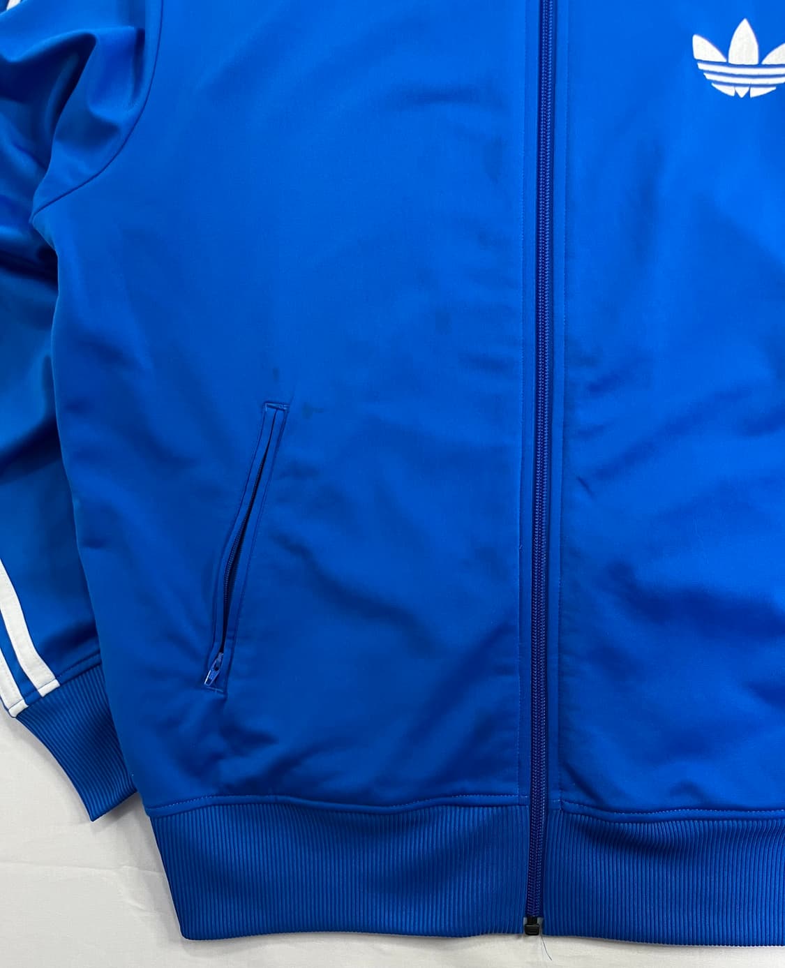 아디다스 파이어버드 빅로고 블루 져지 상품이미지4