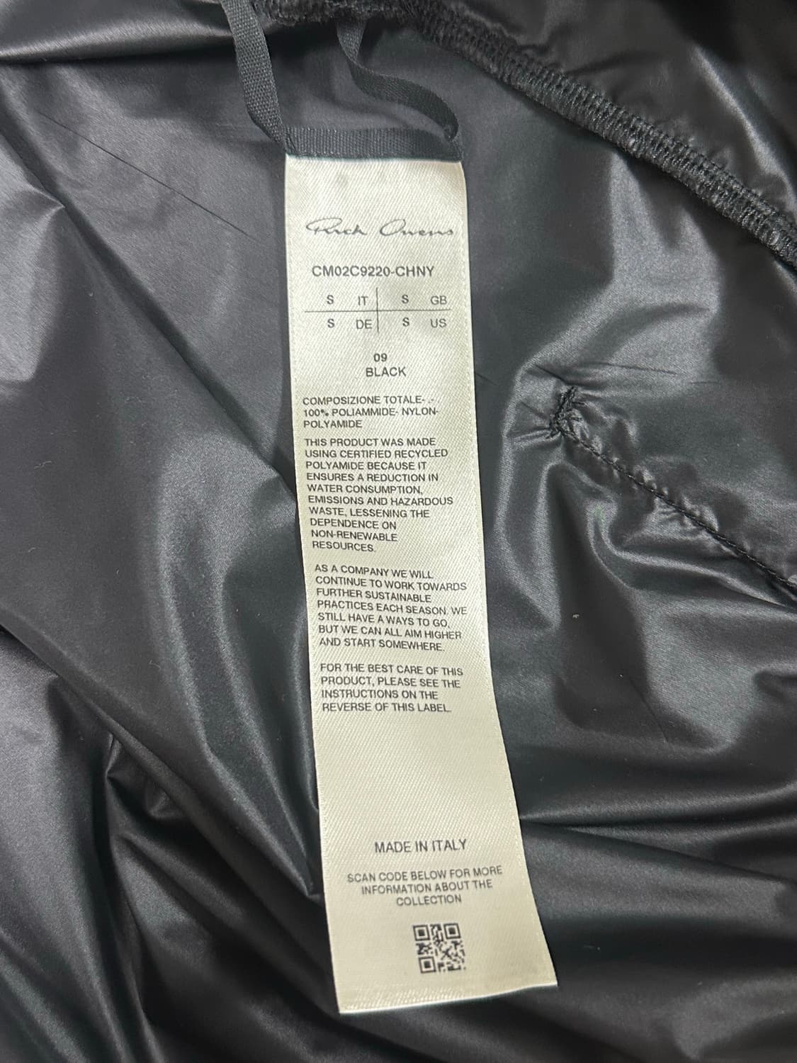 [s] 릭오웬스 챔피온 자켓 상품이미지6