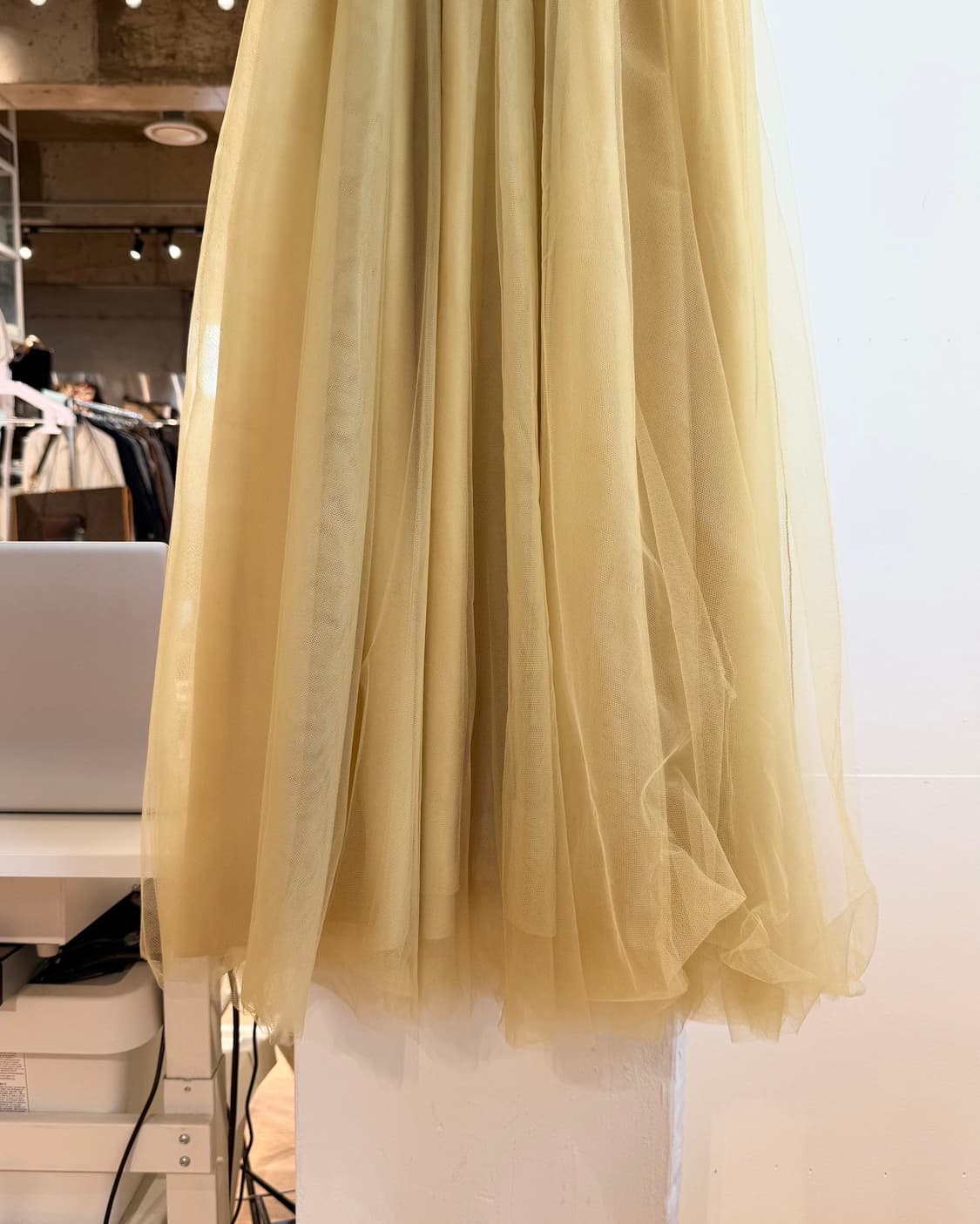 파비아나 필리피 옐로우 튤 롱스커트  상품이미지7