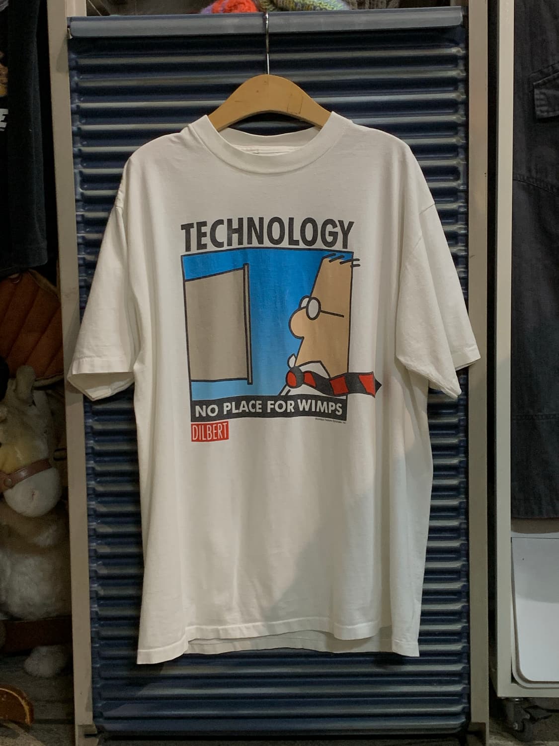 90s DILBERT 프린팅 티셔츠 상품이미지1
