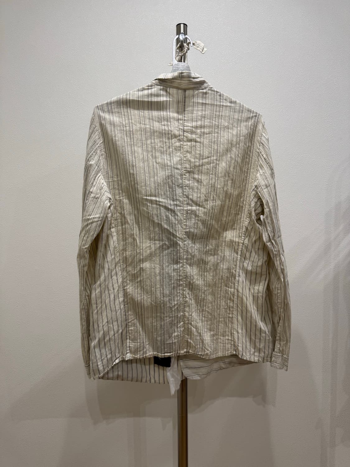 Atelier Suppan 핸드다이드 믹스드 스트라이프 백 어태치드 셔츠 상품이미지5