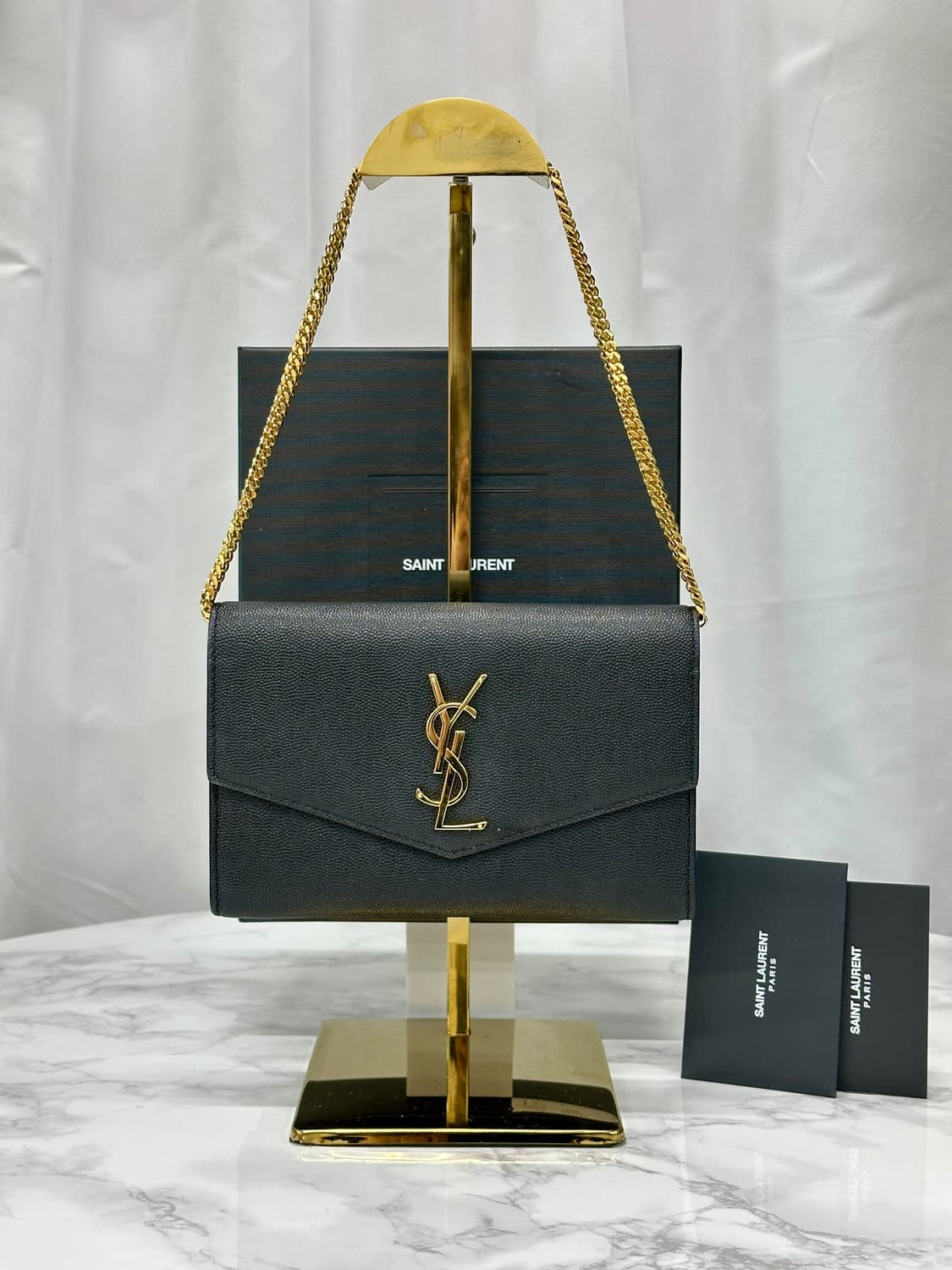 [정품] 생로랑 업타운 체인숄더백 금장 상품이미지1