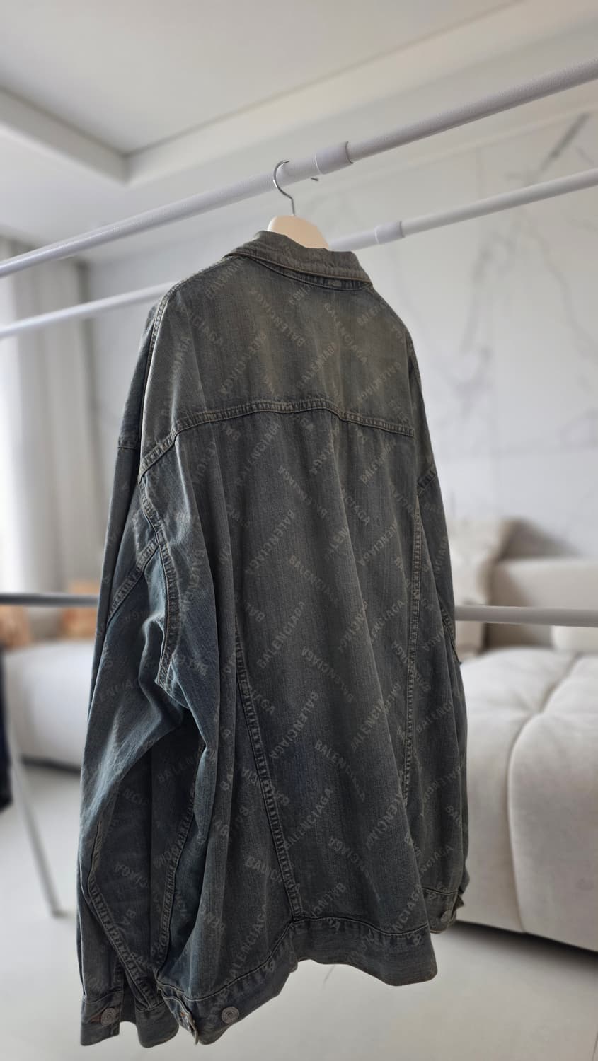 발렌시아가 유니섹스 멀티로고 데님자켓 상품이미지4