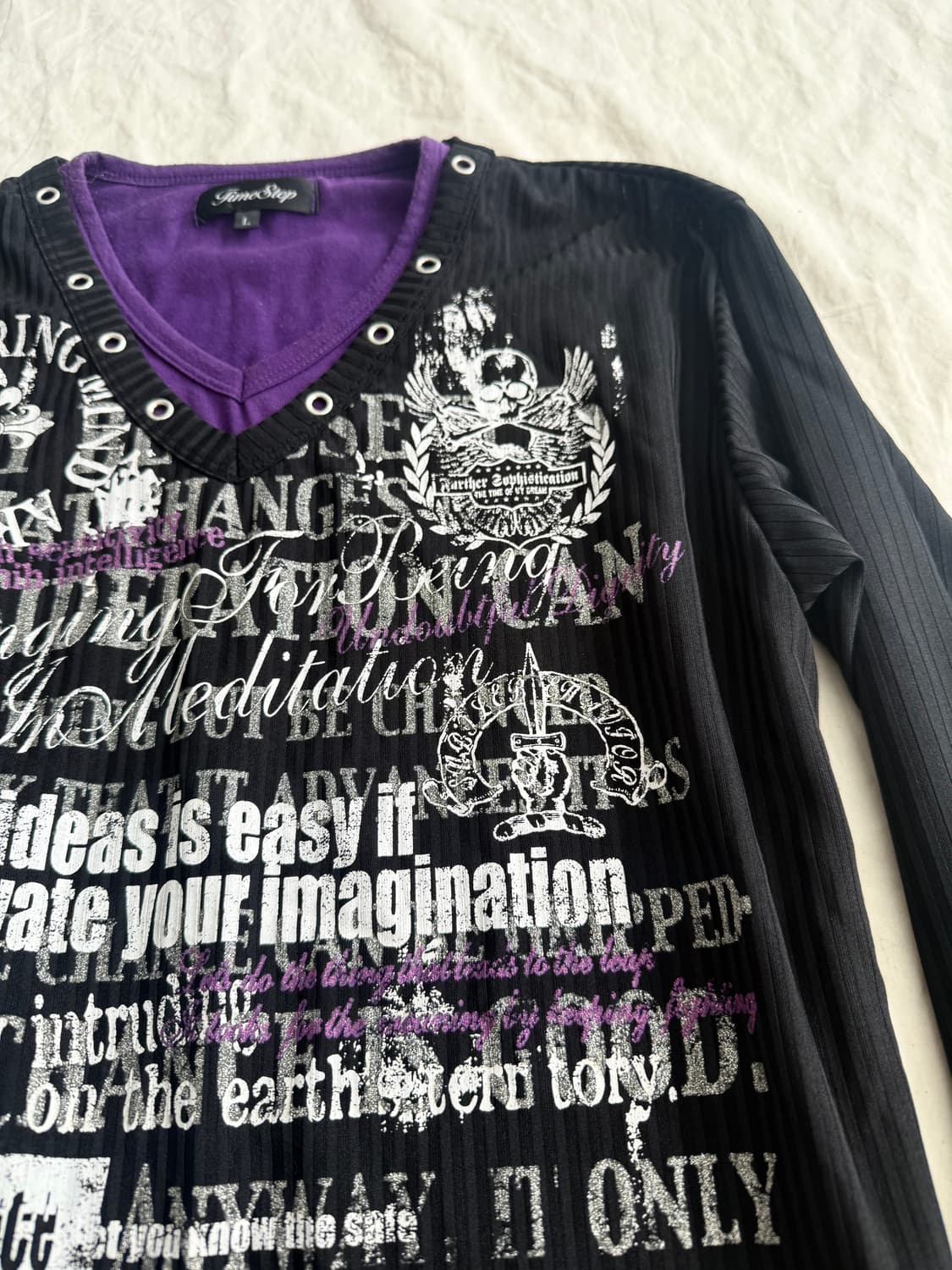 펑크 너드 락시크 레이어드 롱슬리브 상품이미지3