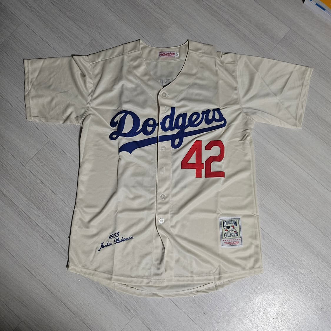 미첼앤네스 LA다저스 빈티지 야구 져지 상품이미지1