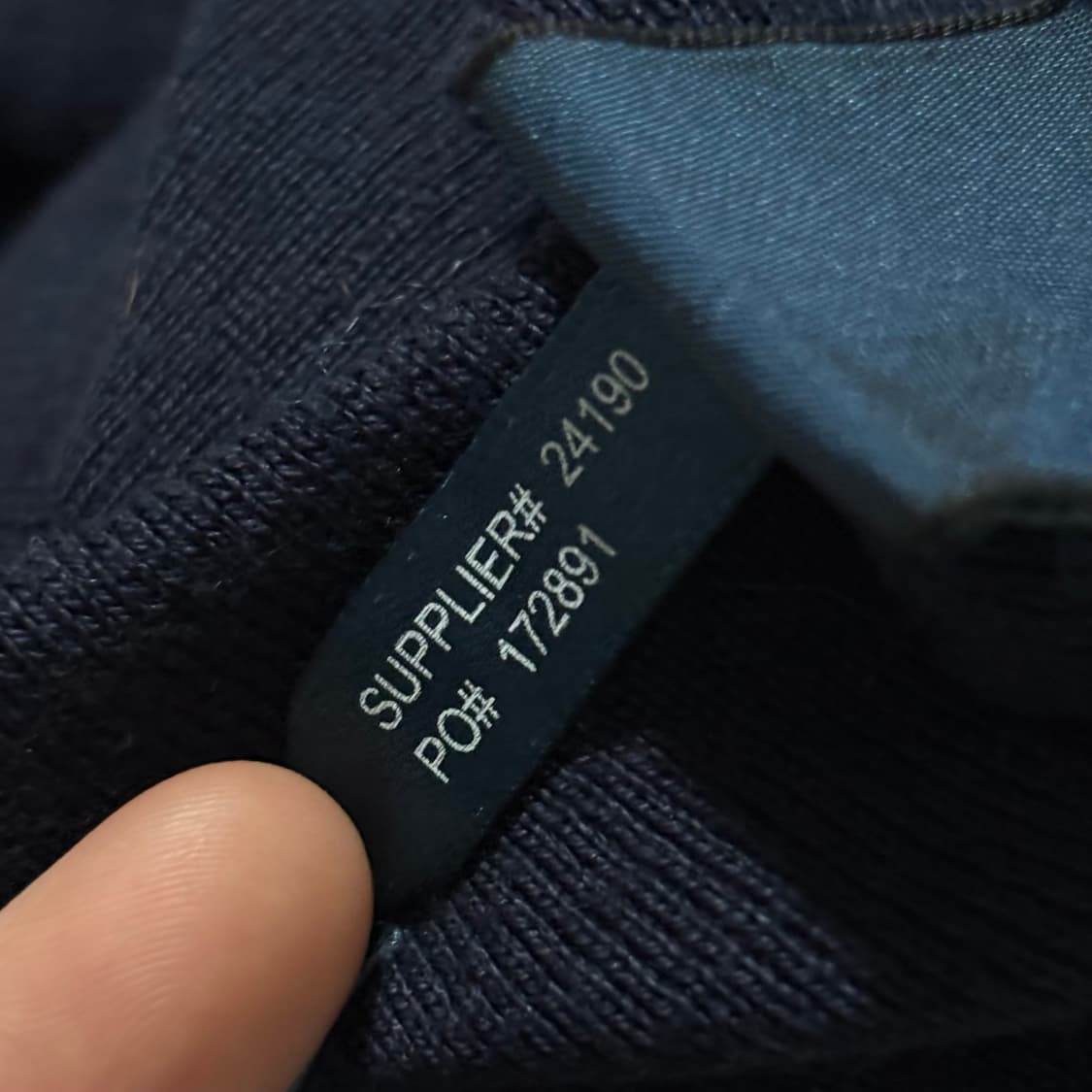 폴로 랄프로렌 피마코튼 네이비 브이넥 니트 상품이미지7