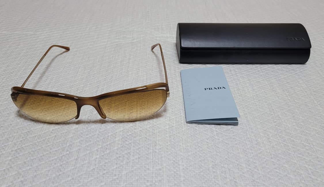 프라다 선글라스 SPR14c 브라운 케이스 포함 상품이미지2