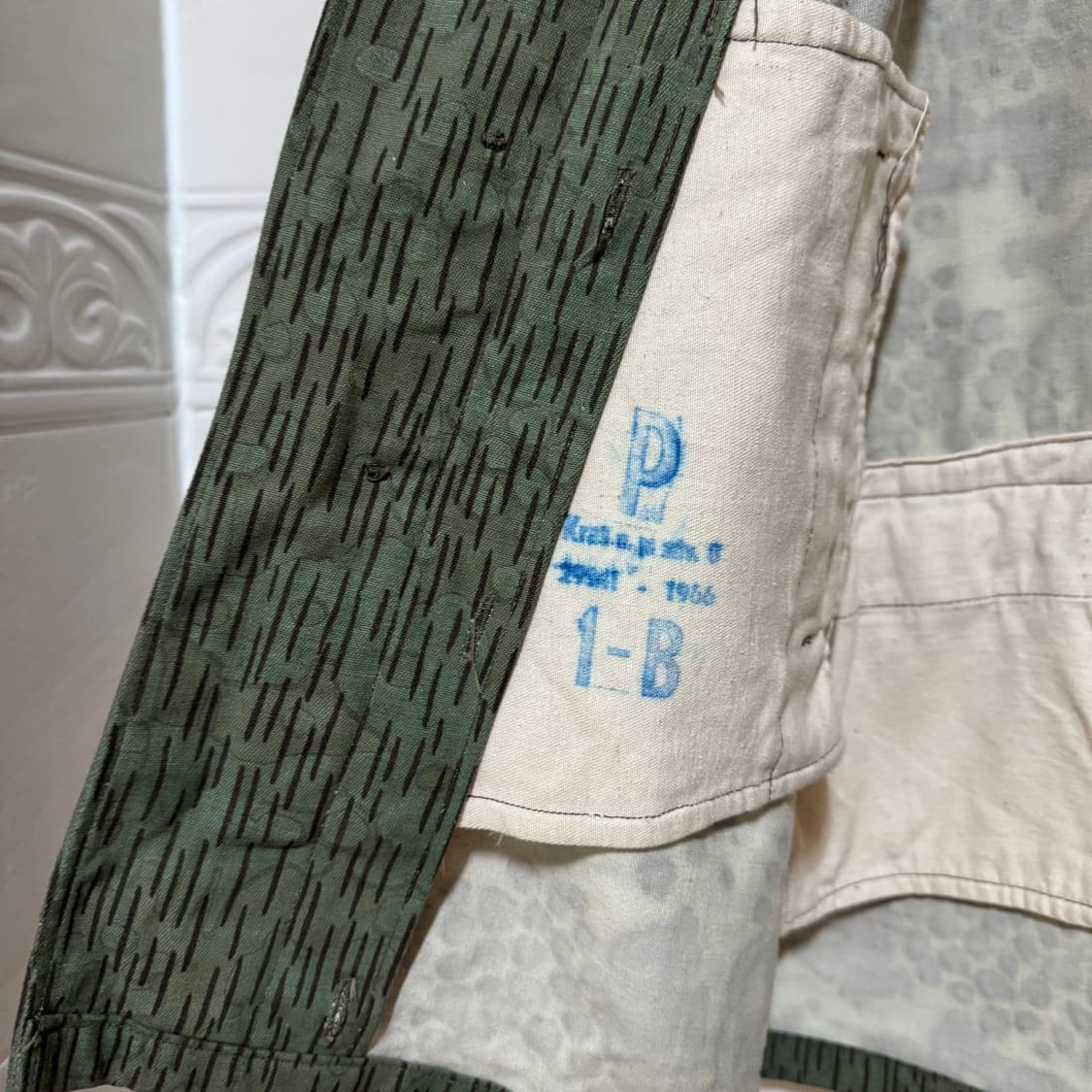 60s 체코군 레인드롭 카모 M-60 필드 자켓 (XL)   상품이미지9