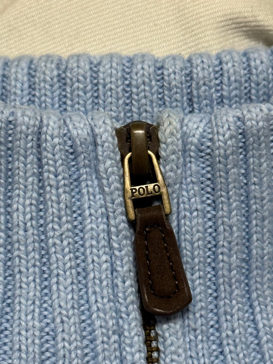 정품)폴로랄프로렌 케이블 니트 반집업 M 175/96A 상품이미지2