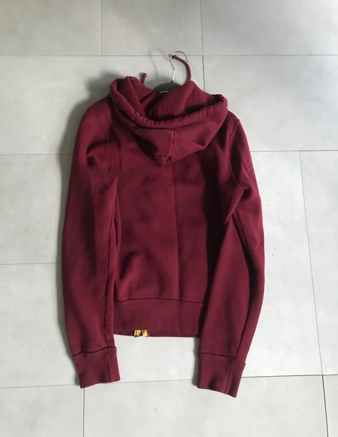 홀리스터 버건디 후드집업 상품이미지4