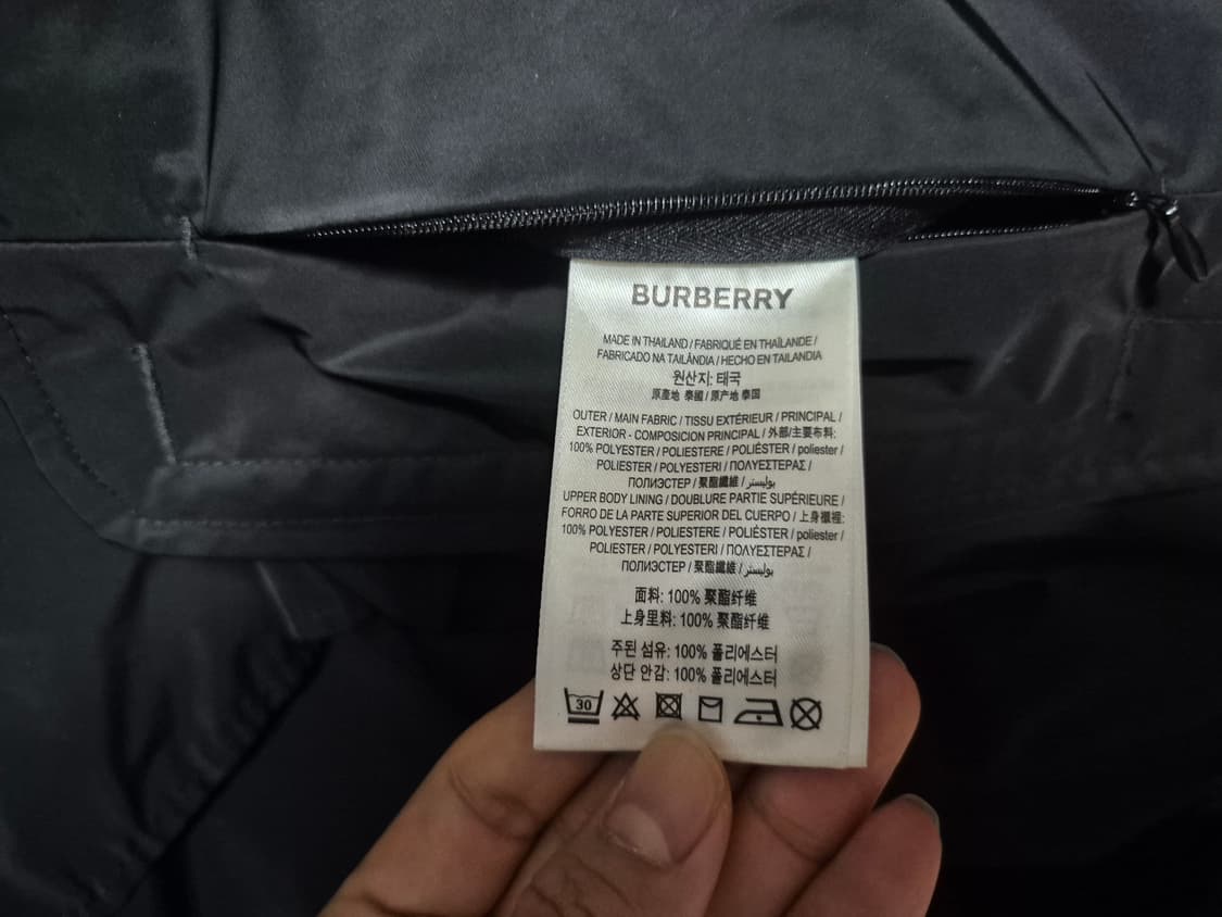 버버리 TB 로고 바람막이 자켓 52 정품 상품이미지4