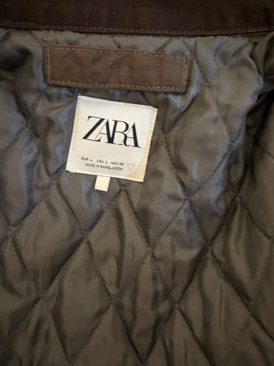 자라 코튼 패디드 블루종 자켓 상품이미지3