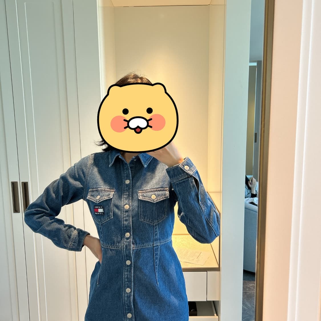 타미진스 데님 원피스 (착샷 O) 상품이미지2