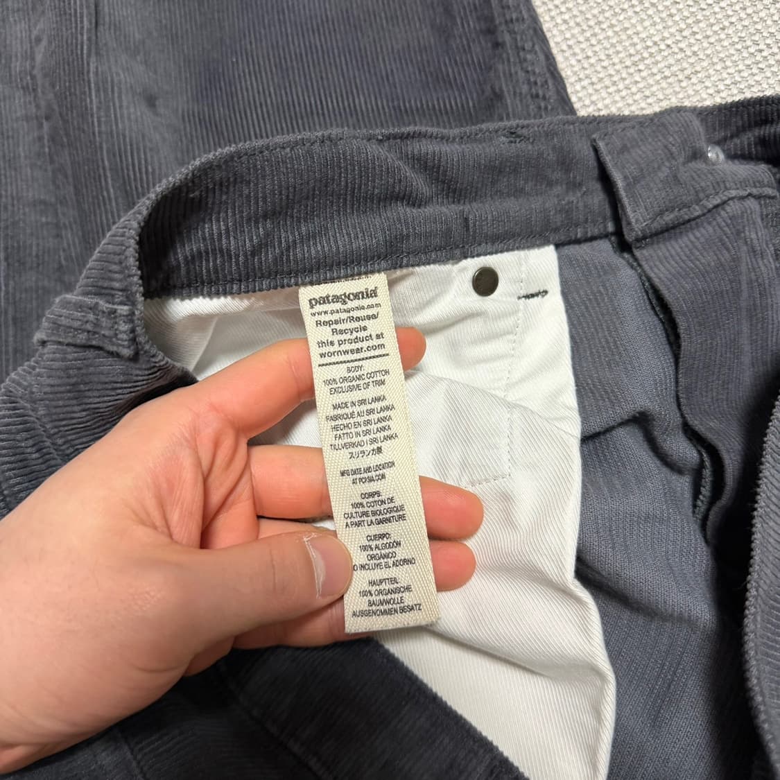 파타고니아 코듀로이 팬츠 상품이미지3